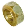 Image de Écrou 6 pans pour collet battu laiton - Diamètre : 3/4'' - 16