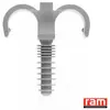 Image de Collier cheville RAMCLIP gris double - Diamètre : 20 - Boîte de 100