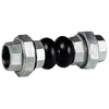 Image de Compensateur de dilatation a raccord union F.F, galvanisé - Raccords 26/34