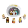 Image de Alessi - Crèche Crèche & santon - Multicolore - Porcelaine peinte - Designer Massimo Giacon