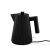 Image de Alessi - Bouilloire électrique Plissé - Noir - Résine thermoplastique - Designer Michele de Lucchi