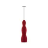 Image de Alessi - Mousseur à lait Pulcina - Rouge - ABS - Designer Michele de Lucchi
