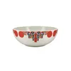 Image de Alessi - Coupe Holyhedrics - Rouge - Porcelaine - Designer Elena Salmistraro