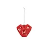 Image de Alessi - Boule de Noël Noël - Rouge - Verre soufflé - Designer Massimo Giacon