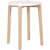 Image de Alessi - Tabouret Poêle Collection - Blanc - Acier coloré à la résine époxy - Designer Philippe Starck