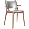 Image de Alessi - Fauteuil Poêle Collection - Métal - Hêtre teinté - Designer Philippe Starck