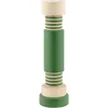 Image de Alessi - Moulin à sel et poivre Twergi - Vert - Hêtre massif peint - Designer Ettore Sottsass