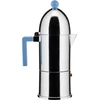 Image de Alessi - Cafetière italienne La Cupola - Bleu - Acier magnétique - Designer Aldo Rossi