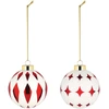 Image de Alessi - Boule de Noël Delight - Rouge - Verre soufflé - Designer Nika Zupanc