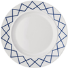 Image de Alessi - Assiette La Bella Tavola - Bleu - Porcelaine fine - Designer Ettore Sottsass