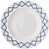 Image de Alessi - Assiette à dessert La Bella Tavola - Bleu - Porcelaine fine - Designer Ettore Sottsass