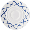 Image de Alessi - Soucoupe La Bella Tavola - Bleu - Porcelaine fine - Designer Ettore Sottsass