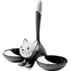 Image de Alessi - Gamelle Animaux - Gris - Acier inoxydable - Designer Miriam Mirri