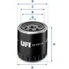 Image de Filtre à huile UFI 23.191.00