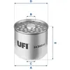 Image de Filtre à carburant UFI 24.360.00