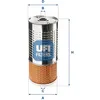 Image de Filtre à huile UFI 25.499.00
