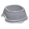 Image de Gamelle en plastique antidérapante pour chien Zolux Gris 600 ml 474221GPI