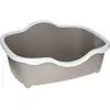 Image de Bac à litière pour chat Kerbl Chic Open Gris 56x38,5x26 cm 80977