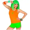 Image de Short Vert Fluo Femme   Mini Short Néon Années 80