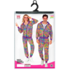 Image de Déguisement Hippie Flower Power Fluo M   Ensemble Veste & Pantalon Années 70