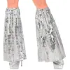 Image de Jambières Disco à Paillettes Argent   Style Années 70   Accessoire Déguisement