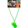 Image de Collier verre à shot vert fluo   Accessoire festif pour soirées, EVJF et festivals