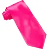 Image de Cravate Satin Rose Fluo   Accessoire Soirée Années 80