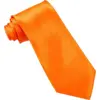 Image de Cravate Satin Orange Fluo   Accessoire Soirée Années 80