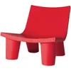 Image de Slide - Fauteuil bas Low Lita - Rouge - Polyéthylène recyclable - Designer Paola Navone