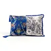 Image de Seletti - Coussin Hybrid - Bleu - Plumes - Designer Studio CTRLZAK