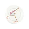 Image de Seletti - Assiette à dessert Kintsugi - Blanc - Or - Designer Marcantonio