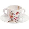 Image de Seletti - Tasse à café Kintsugi - Blanc - Or - Designer Marcantonio