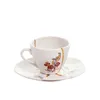 Image de Seletti - Tasse à café Kintsugi - Blanc - Or - Designer Marcantonio