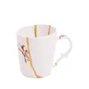 Image de Seletti - Mug Kintsugi - Blanc - Or - Designer Marcantonio