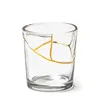 Image de Seletti - Verre Kintsugi - Transparent - Or fin - Designer Marcantonio