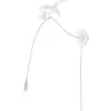 Image de Seletti - Applique avec prise Sparrow - Blanc - Résine - Designer Marcantonio