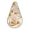 Image de Seletti - Miroir mural Toilet Paper - Or - MDF - Designer Pierpaolo Ferrari