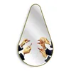 Image de Seletti - Miroir mural Toilet Paper - Or - MDF - Designer Pierpaolo Ferrari