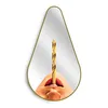 Image de Seletti - Miroir mural Toilet Paper - Or - MDF - Designer Pierpaolo Ferrari