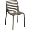 Image de NARDI - Lot de 6 chaises empilables Doga - Marron - Résine de fibre de verre - Designer Raffaello Galiotto