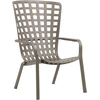 Image de NARDI - Fauteuil empilable Folio - Beige - Résine de fibre de verre - Designer Raffaello Galiotto
