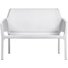 Image de NARDI - Banc avec dossier Net - Blanc - Résine de fibre de verre - Designer Raffaello Galiotto