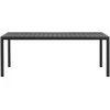 Image de NARDI - Table rectangulaire Tevere - Noir - Résine de fibre de verre - Designer Raffaello Galiotto