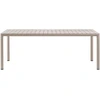 Image de NARDI - Table rectangulaire Tevere - Beige - Résine de fibre de verre - Designer Raffaello Galiotto