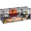 Image de Cage pour hamster avec accessoires large Ferplast Multipla Noir 107,5x37,5x42 cm 57007417