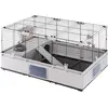 Image de Cage de transport pour lapins et cochon d'Inde Ferplast Modular 2 Blanc 109x72x56 cm 57044317