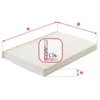 Image de Filtre d'habitacle (filtre à pollen) SOFIMA S 3391 C