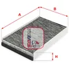 Image de Filtre d'habitacle (filtre à pollen) SOFIMA S4267CA