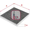 Image de Filtre d'habitacle (filtre à pollen) SOFIMA S4275CA