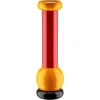 Image de Alessi - Moulin à sel et poivre Alessi 100 Values Collection - Rouge - Hêtre massif tourné certifié FSC - Designer Ettore Sottsass